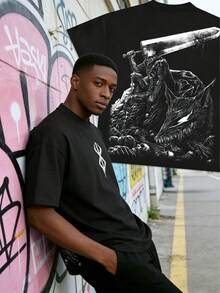 Men T-Shirts - Black 1 - View 2
