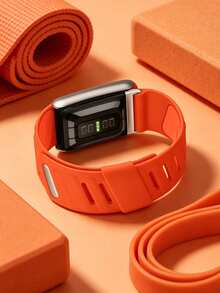5.0/MG SportFlex – ECG Wristband, Soft Touch Silicone, Waterproof & Sweatproof, 5.0 Compatible - 亮橙色 - 查看 3