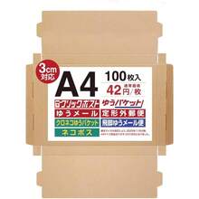 ネコポス最大 クリックポスト A4サイズ 3cm対応 メルカリ便 宅急便 定形外 ゆうメール (310x228x29mm) (25枚) - クリックポスト対応(ミシン目なし) + 100枚 - チェックする 1