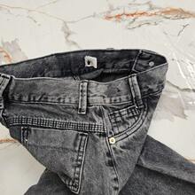 Girls' Graphite Cargo Jeans - BASIC GRAPHITE - View 5