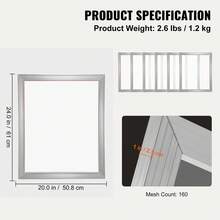 Screen Printing Consumables - 2 Piezas, 20 X 24 Pulgadas, 160 Unidades - View 7