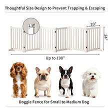 Pet Fences, Dog Enclosures, Indoor Fences, Stair Railings, Isolation Gates, Dog Cages, Partitions. - White - View 15