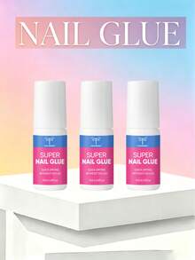 COLOURSMILE Kit Lem Kuku 6 Buah 7ml, Perekat Cepat Kering & Tahan Lama untuk Kuku Akrilik, Kuku Tempel, Ujung Kuku Palsu & Seni Kuku - 7 ml - View 2