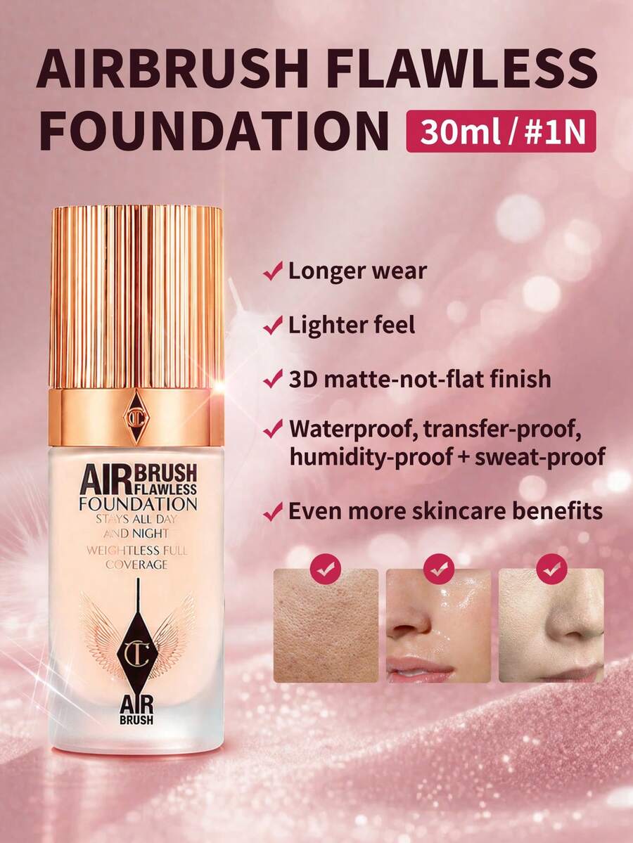 CHARLOTTE TILBURY Air Cushion Flawless Foundation - 1 Neutral 30mL E 1.0 Fl.0z. - 1N - View 1