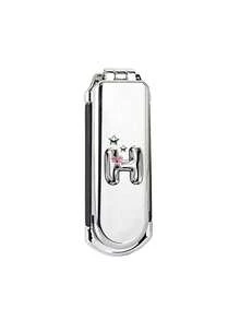 1pc Foldable Air Cushion Massage Comb, Electroplated Silver Color, Personalized Letter A-Z, Pink Bow, Star Pattern, Compact Portable Pocket Comb, Bag Comb, Women's Hair Styling Comb, Suitable As Gift - Silver - View 24