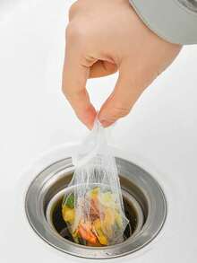 10/100/200pcs Sink Strainer Bags, Reusable Woven Mesh Sink Filter Bags, Disposable Fine Mesh Drain Filter Bags, Suitable For Kitchen Sinks, Can Collect Food Scraps And Leftovers, Sink Mesh Filter Bags, Suitable For Home Cooks And Dishwashers, Keep Sink Clean And Tidy, Prevent Clogging. - Multicolor - View 6