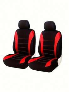 4 Buah Set Sarung Jok Mobil Universal - Pelindung Jok Mobil Kain Bernapas Bergaris Hitam - Cocok untuk Sedan, SUV, Truk, Van - Kit Aksesori Interior Lengkap - Pemasangan Mudah dan Tahan Lama - A - View 15