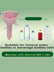 1/5/8/10件組自動植物澆水滴灌系統，可調節流量自澆水噴頭附控制閥，免鑽孔瓶裝兼容自澆水系統，適用於室內/室外盆栽植物、花園、室內綠植灌溉，兼容大多數標準瓶子 - 澆花器 - 查看 3