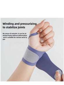 High Elasticity Wrist Support, Unisex, Adjustable Elasticity, Skin-Friendly And Breathable, Not Stuffy, Protects Wrist Joints During Sports, Provides Compression Wrist Support For Work And Daily Life, Multiple Colors Available, Universal For Left And Right Hands, Fitness Accessory - Multicolor - View 1