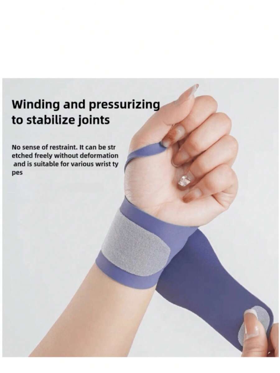 High Elasticity Wrist Support, Unisex, Adjustable Elasticity, Skin-Friendly And Breathable, Not Stuffy, Protects Wrist Joints During Sports, Provides Compression Wrist Support For Work And Daily Life, Multiple Colors Available, Universal For Left And Right Hands, Fitness Accessory - Multicolor - View 1
