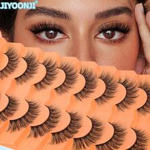 8 Pairs False Eyelashes, Lightweight, Natural Style, 5-15mm, Curly, Fluffy, Cat Eye, Eyelash Extension, Suitable For Multiple Occasions - Black - View 12
