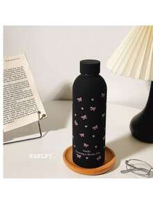 1pc 2025 New Portable Elegant Large Capacity Stainless Steel Insulated Water Bottle, Suitable For Students - Red Wine Bottle - View 4