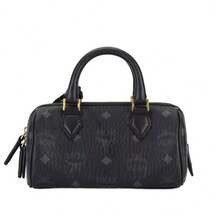 Mcm Ella Series Printed Women's Shoulder Crossbody Handbag MWBESEA04BK001 - 黑色MWBESEA04BK001 - 查看 3