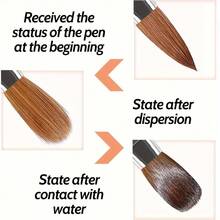 9 Pcs Acrylic Nail Brush Set, Nail Brush For Extension Sculpting And Color Coating Application - Multicolor - View 7