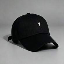 1件 Y型刺繡棒球帽，男女皆宜，休閒戶外防曬，可調節，適合海灘與街頭穿搭 - 多色 - 查看 1
