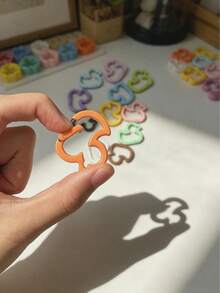 30pcs Colorful Duck Shaped Keychains, Suitable For Crafts, Key Rings And Keychain Decoration, Can Be Used For DIY Keychain Making, Keychain Accessories - Multicolor - View 3