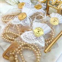 Custom Tasbih Lace Bag, Ramadan Blessing Gift, Customized Prayer Beads, Islamic Wedding Gift, Ramadan Baby Shower, Engagement Favor, Aqiqah Favor. Customized Name Acrylic Sign, Personalized Acrylic Gift - Multicolor - View 3