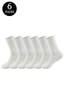 5 Pairs/10 Pairs/18 Pairs/20 Pairs Black & White Thick Men's Winter Socks, Fashionable, Casual, Comfortable, Suitable For Outdoor Sports, Running, Fitness, Compression Knee Socks, Business Casual Vacation, Black & White High-Top Socks, Christmas, Thanksgiving, New Year Holiday Gifts (Thick Style), Suitable For Foot Size (35-39/39-42) - Multicolor - View 24