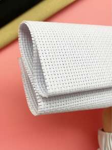 30*45cm Pre-Cut 11 Count Aida Cross Stitch Fabric, Red / White / Black / Khaki / Yellow 5 Colors Available, Classic Embroidery Base Fabric, Beginner-Friendly DIY Craft Material, Suitable For Home Decor, Gift Making And All Types Of Handmade Projects - Medium-sized Cloth - View 6