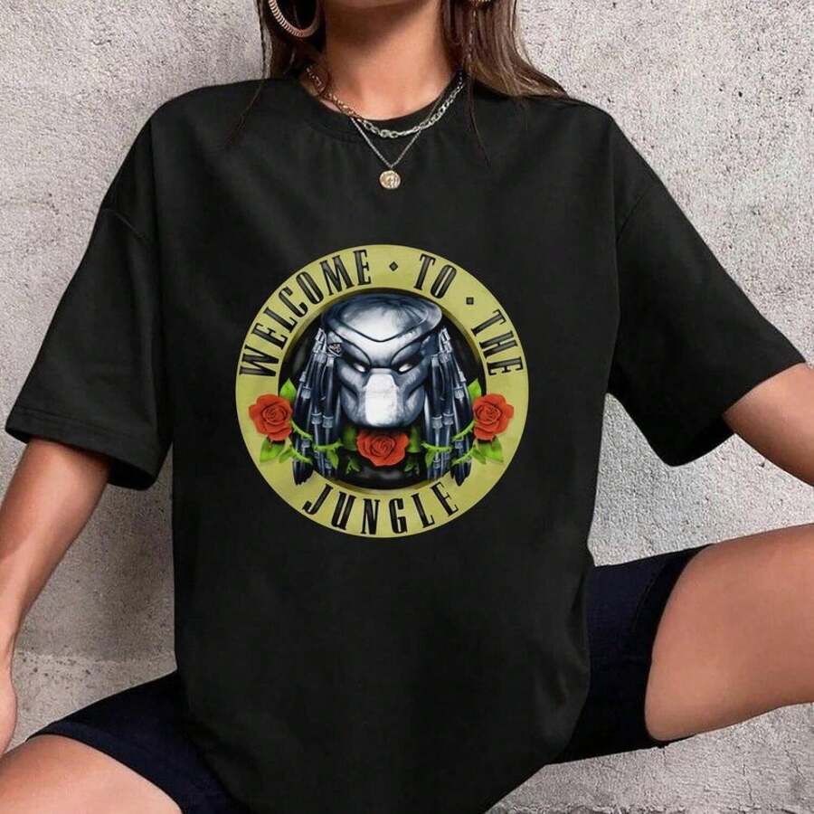Women T-Shirts - 黑色 - 查看 1