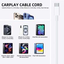 1/3/5pcs USB-A To USB-C 3.3FT/100cm Fast Charging Data Cable, Compatible With IPhone 18/17/16/15 Pro Max Plus Portable Charging Cable - White - View 9