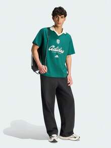 Adidas 男款 M LUX TIRO P SC 短袖針織無領 T-shirt TKS5053 - 墨綠色 - 查看 4