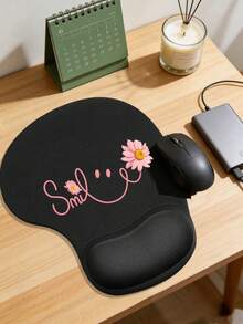 Ergonomic Wrist Rest Mouse Pad With Daisy Design. Includes Ergonomic EVA Wrist Rest, Non-Slip Memory Foam, Comfortable And Smooth Wrist Support, And Skin-Friendly Desktop Pad/Protector. Suitable For Gaming, Office And Home Use. Perfect For Graduation Gifts, Valentine's Day, Mother's Day, Back To School And Spring Gifts. - View 15