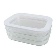 1/2/3/4 Layer Refrigerator Meat Storage Box, Stackable With Lid Cold Storage Meat Container Set, Stackable Bacon Luncheon Meat Refrigerator Storage Box, Food Storage Box With Lid, Suitable For Steak, Meat, Cheese, Grains, Etc. - Multicolor - View 15