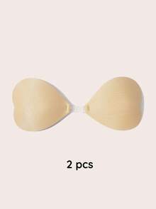 Lignisse Bra Perekat yang Dapat Digunakan Kembali, Bra Push Up Tanpa Tali dan Tanpa Punggung, Bra Tak Terlihat dengan Penutup Depan untuk Gaun V Dalam, Pernikahan & Pesta - MultiWarna - View 9