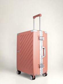 JLY 3-Piece Polycarbonate Hard Shell Luggage Set, Carry-On, Medium & Large Suitcases, Built-In TSA Combination Lock, 360° Spinner Wheels - Bubblegum Pink - View 11