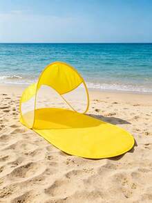 Portable Beach Tent With Lounge Chair And UV Protection Parasol, Quick Fold Design, Includes Storage Bag, 30s Fast Setup, Outdoor Sunshade Shelter, Suitable For Beach, Camping, Cycling, Hiking, Vacation, Family Gift - A - View 13