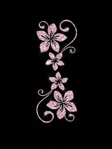 1pc Shiny Floral Car Sticker, Includes 4 Vine Pattern Designs. These Self-Adhesive Stickers Are Easy To Apply Without Residue, Suitable For Cars, Glass Surfaces, Laptops, And Plant Enthusiasts - A - View 10