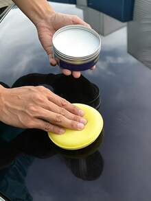 8pcs Car Polishing Sponge Pads Soft Foam Polishing Pads Round Waxing Sponge Pads Car Cleaning Sponge Pads Car Window Cleaning Sponge - A - View 7