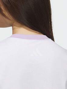 Adidas 女款 S GFX TEE 短袖針織無領 T-shirt TKC5435 - 白色 - 查看 6