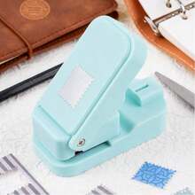 1pc 1x0.8 Inch Rectangular Postage Stamp Punch, Wavy Edge Rectangular Lever-Style Manual Punch, Suitable For Paper Craft, Scrapbooking, DIY Card Making, Art Supplies, 3 Colors Available - Stamp Machine - View 13