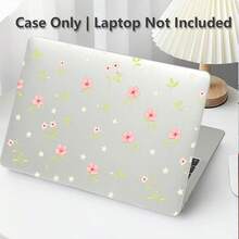 1件粉色花卉UV印花筆記本電腦保護殼，透明硬殼保護套，適用於MacBook Air和Pro，耐用塑料保護套 - 查看 7