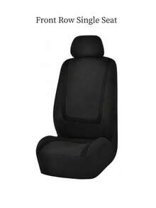 Universal Car Seat Covers - 9pcs Set (Full Set), 4pcs Set (Dual Seat), 2pcs Set (Single Seat) Options - U-Shaped Striped Design, Anti-Slip & Durable, Compatible With General Cars, SUVs, Sedans, And With Airbag - Easy To Clean, Upgrade Interior - Style a - View 26