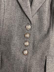 Women's Autumn/Winter Commute Casual Daily Herringbone Wool Single-Breasted Slim Fit Long Sleeve Blazer - Khaki - View 5