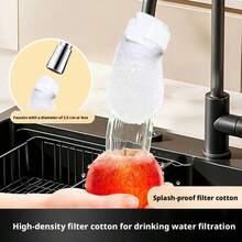 Individually Packaged Faucet Filter Cotton, Tap Water & Spring Water Rust & Impurity Filter, Universal Filter Cotton - Multicolor - View 2