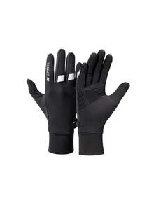 CAMEL CROWN Men Women Winter Thermal Fleece Lined Touch Screen Gloves, Anti-Slip Cycling Driving Gloves For Electric Scooter - Phantom Black - View 1