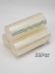 1.2cm Wide Transparent Mini Stationery Tape Roll, Thickened Strong Adhesive Clear Tape, Suitable For Office, School, Gift Wrapping, Paper Repair And Daily Craft Use - Transparent Self-adhesive Tape - View 11
