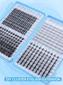 400 Stücke Wimpernverlängerungs-Clips, C-Curl, Großpackung, niedriger Preis hohe Qualität große Größe, neue DIY-Wimpern, weich und flauschig, 3D synthetische Nerzfell-Kunstwimpern, Make-up-Verwendung, Wimpernverlängerung, kurze Wimpern, leichte DIY-Kunstwimpern, Heim-DIY-Kunstwimpernverlängerung - D - Übersicht 8