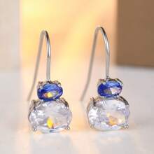 DIYCCPC Boucles d'oreilles pendantes style bohème vintage, accessoire polyvalent pour le trajet quotidien, cadeau romantique pour la femme et la petite amie - Bicolore - Voir 4