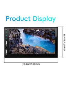 Optional 17.78cm Single Din Car MP5 Player / Rear View Camera, HD Screen Car Stereo With CarPlay & For Android Auto & Mirror Link, Support Steering Wheel Control, USB Input, EQ Effects, For Cars, For Christmas/Halloween Gift - MP5 - View 13