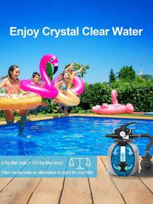 1/2/3pcs Reusable Floating Pool Cleaning Balls, Quick Water Absorption Efficient Cleaning, Suitable For Pool, SPA And Hot Tub, Compatible With Sand Filter System, Absorbs Floating Debris, Oil And Fine Particles, Washable Surface Texture Design - Multicolor - View 8