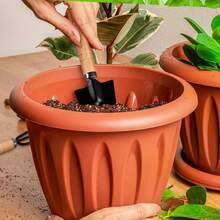 Juego de 3 miniherramientas de jardinería, kit de jardinería con pala pequeña para el cuidado de plantas en maceta de interior y jardinería doméstica. - 1 juego - Ver 5