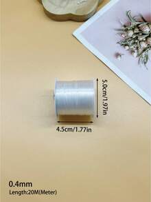 Transparent Non-Elastic Nylon Monofilament Beading Thread, 0.2mm-0.6mm 5 Sizes Available, Invisible And Durable, Suitable For Handmade Beaded Jewelry, Bohemian Hanging Decorations, Embroidery Pendants, Dream Catchers, Various Artistic Crafts - Fishing Line - View 10