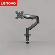 1Pc Lenovo AM110 Pneumatic Monitor Stand, 9KG Load Bearing, Articulating Multi‑Direction Rotatable Screen Bracket, Large Screen Desktop Riser, Black White Optional Colors - View 13
