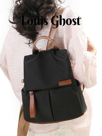 New Korean Style Versatile Fashion Lightweight Travel Backpack Student School Bag. Spacious Main Compartment Easily Fits Laptop Or Daily Essentials; Front Multi-Function Zipper Pocket Design For Quick Access To Phone, Keys, Earphones And Other Personal Items, Keeping Everything Organized. Perfect For Campus Commute, Weekend Short Trips Or Daily Shopping, Showcasing Your Unique Taste.