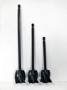 可重複使用油漆與環氧樹脂攪拌棒 | 小型塑膠攪拌槳，耐用、不沾且易於清潔，握感舒適，混合高效順暢，適用於環氧樹脂、顏料、陶瓷釉料 - 多款 - 查看 3